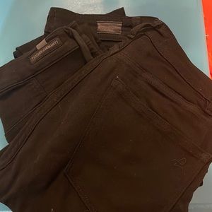 3 pairs black skinny jeans DL, PAIGE, CITIZENS OF HUMANITY